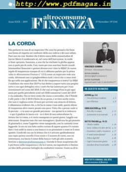 Altroconsumo Finanza – 19 Novembre 2019