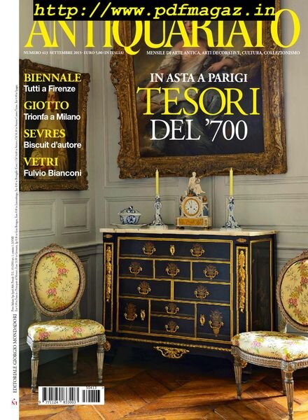 Antiquariato – Settembre 2015 Cover