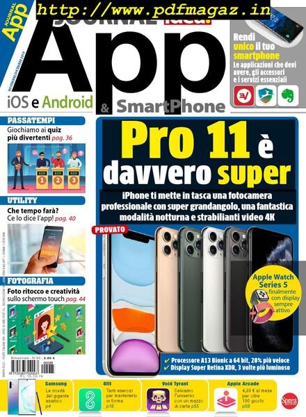 App Journal – Novembre-Dicembre 2019 Cover