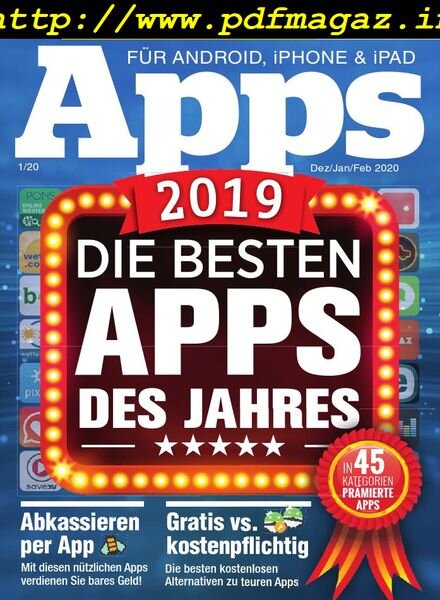 Apps Magazin – Dezember 2019 Cover