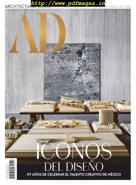 Architectural Digest Mexico – diciembre 2019 Cover