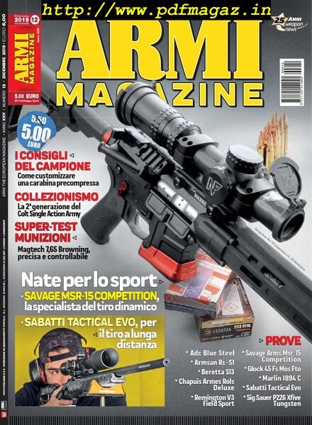 Armi Magazine – Dicembre 2019 Cover