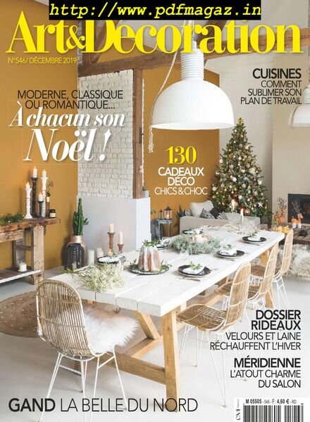 Art & Decoration – decembre 2019 Cover