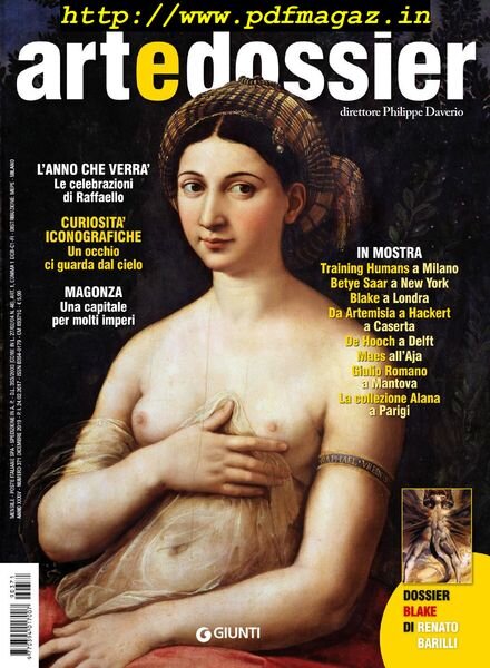 Art e Dossier – Dicembre 2019 Cover