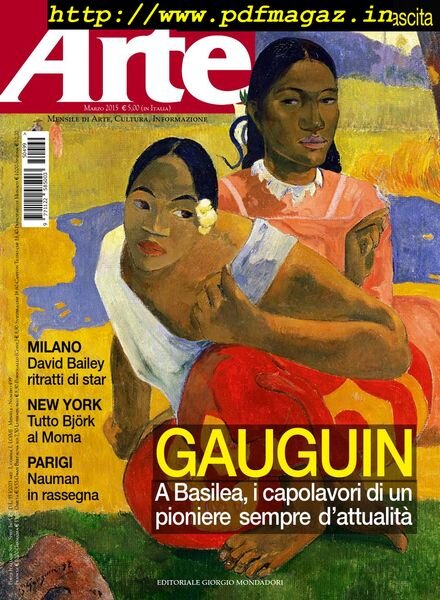 Arte – Marzo 2015 Cover