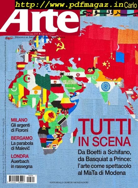 Arte – Ottobre 2015 Cover