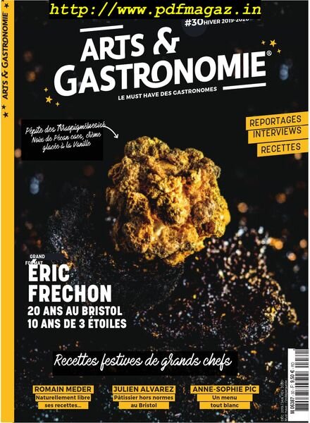 Arts & Gastronomie – decembre 2019 Cover