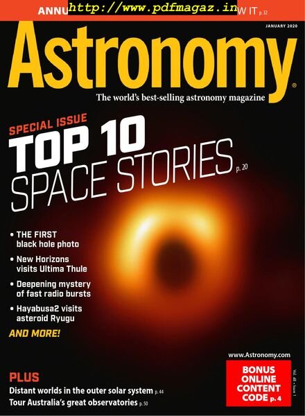 Astronomy – January 2020 Cover