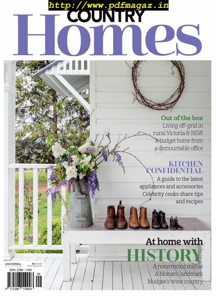 Australian Country Homes – December 2019 Cover