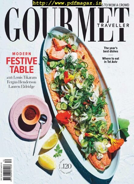 Australian Gourmet Traveller – December 2019 Cover