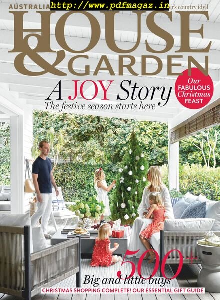 Australian House & Garden – December 2019 Cover