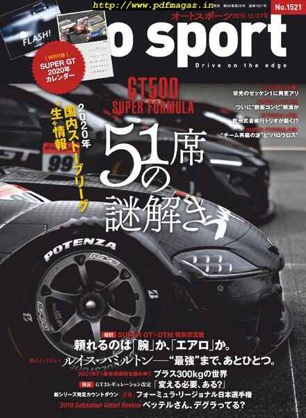 auto sport – 2019-12-13 Cover