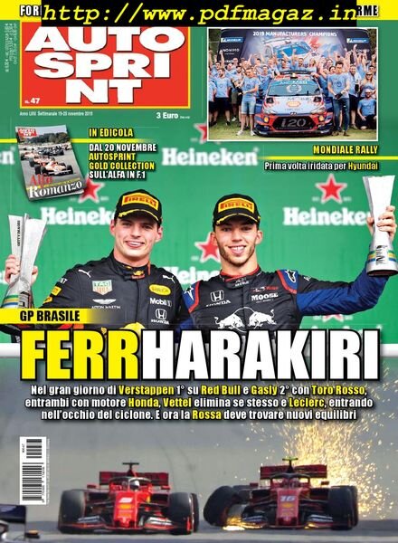 Auto Sprint – 19 Novembre 2019 Cover
