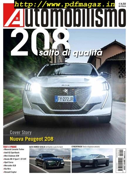 Automobilismo – Dicembre 2019 Cover