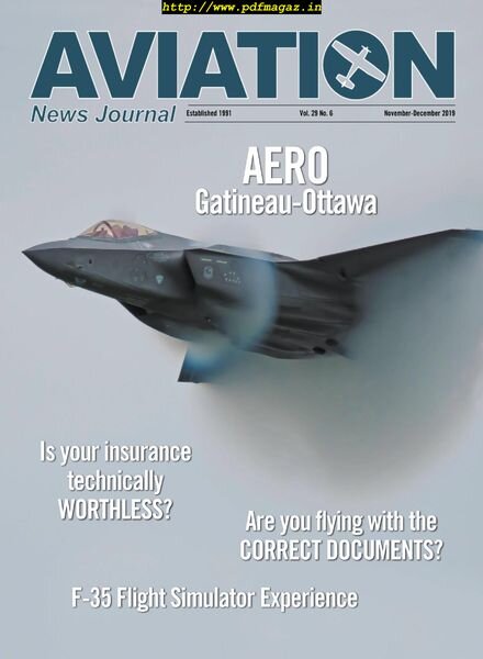 Aviation News Journal – November-December 2019 Cover
