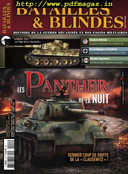 Batailles & Blindes – decembre 2019 Cover