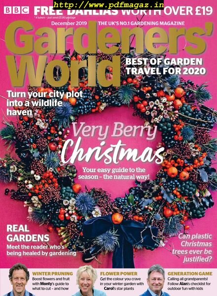 BBC Gardeners’ World – December 2019 Cover