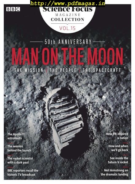 BBC Science Focus Magazine Collection – Volume 15 – Man on the Moon 50th Anniversary July 2019 Cover
