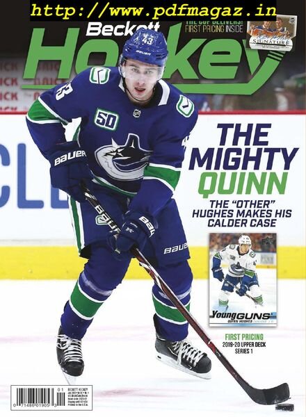 Beckett Hockey – January 2020 Cover