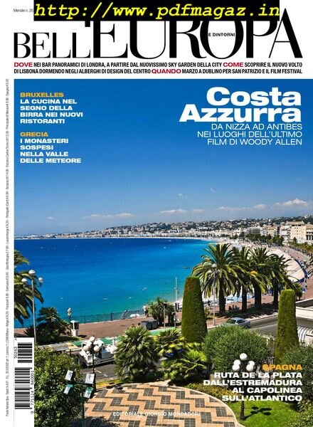 Bell’Europa – Marzo 2015 Cover