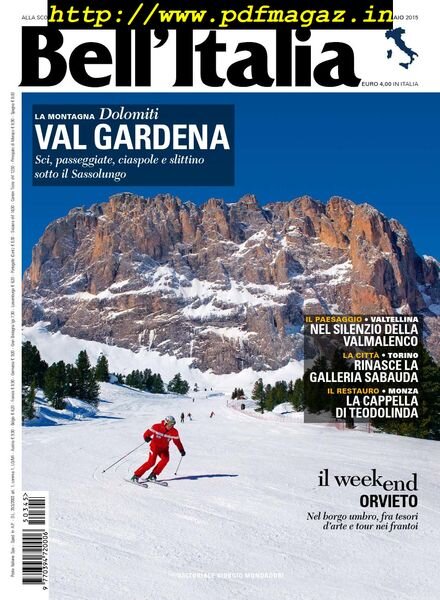 Bell’Italia – Gennaio 2015 Cover