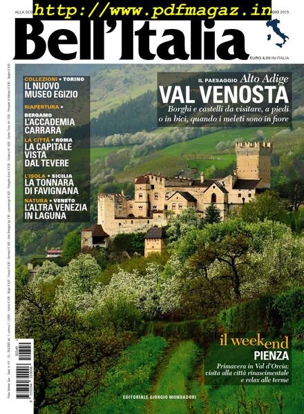 Bell’Italia – Maggio 2015 Cover