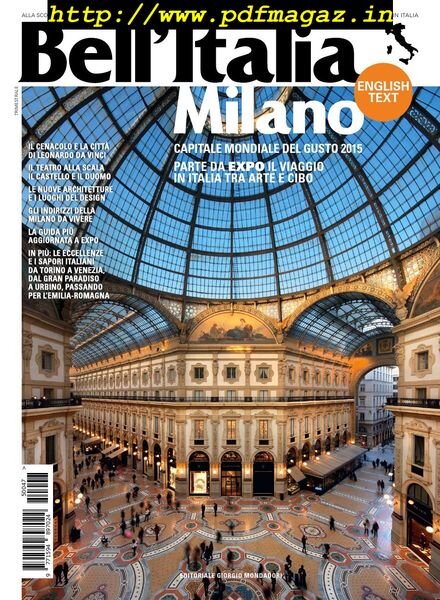 Bell’Italia – Milano – Maggio 2015 Cover