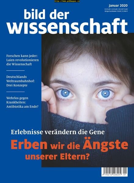 Bild der Wissenschaft – Januar 2020 Cover