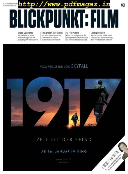 Blickpunkt Film – 16 Dezember 2019 Cover