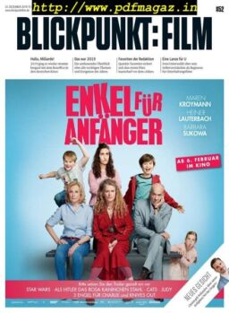 Blickpunkt Film – 23 Dezember 2019