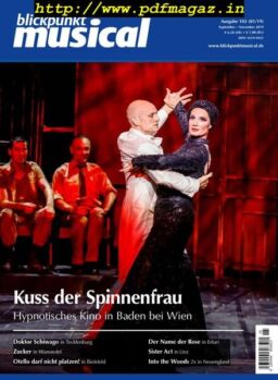 Blickpunkt Musical – September-November 2019