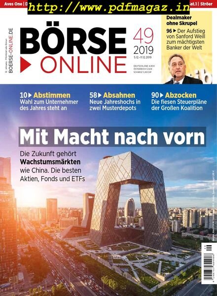 BOrse Online – 05 Dezember 2019 Cover