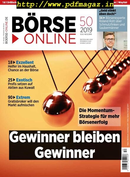 BOrse Online – 12 Dezember 2019 Cover