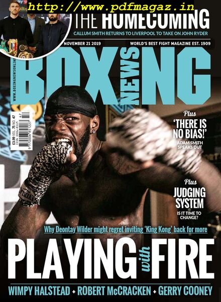 Boxing News – 19 November 2019 Cover