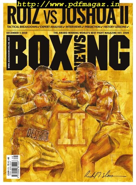 Boxing News – 3 December 2019 Cover