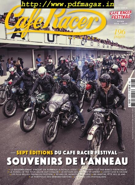 Cafe Racer – decembre 2019 Cover