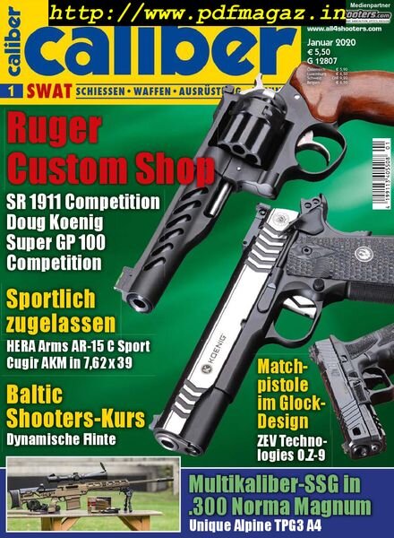 Caliber SWAT Germany – Januar 2020 Cover