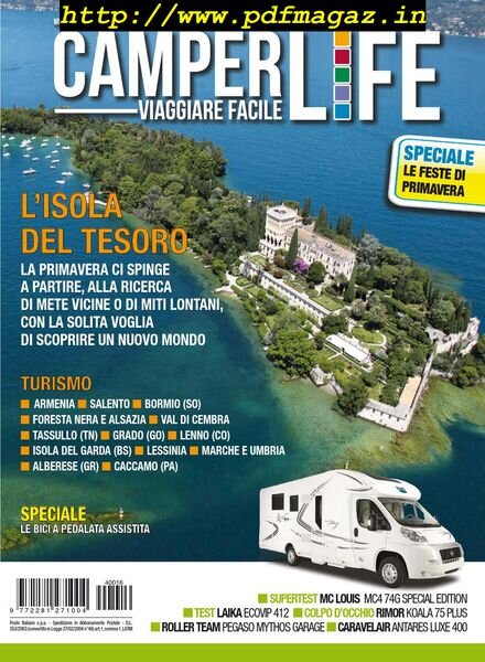 Camper Life – Aprile 2014 Cover