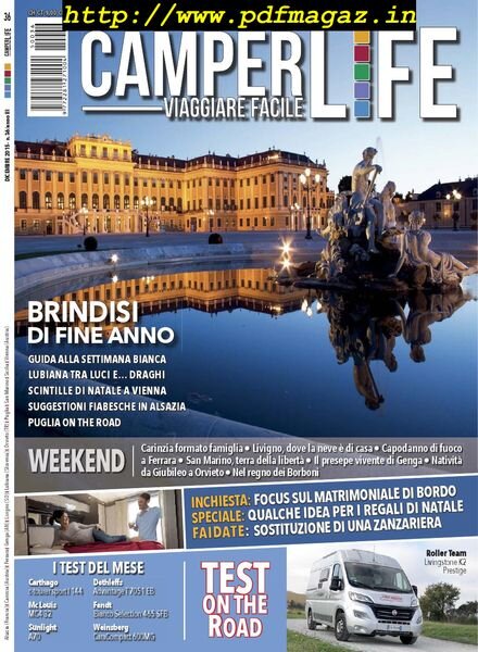 Camper Life – Dicembre 2015 Cover