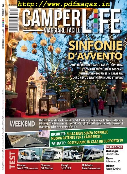 Camper Life – Novembre 2015 Cover