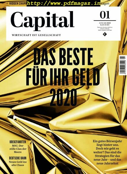 Capital Germany – Januar 2020 Cover