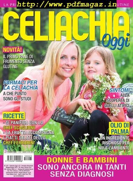 Celiachia Oggi – Maggio-Giugno 2015 Cover