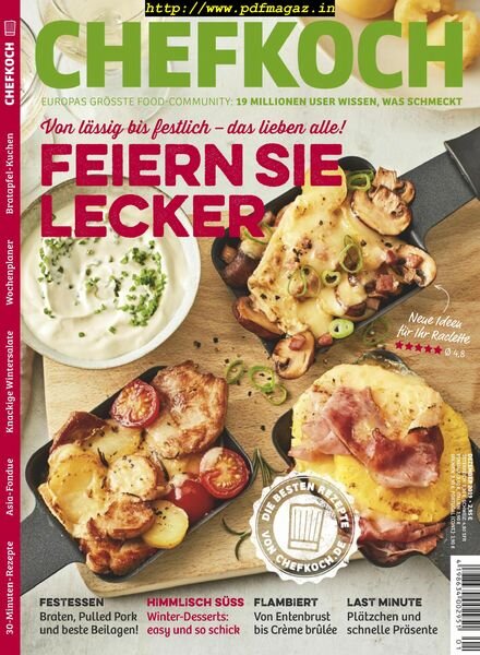 Chefkoch – Dezember 2019 Cover