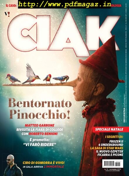 Ciak – Dicembre 2019 Cover