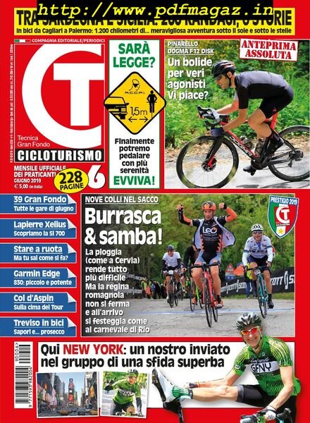 Cicloturismo – Giugno 2019 Cover