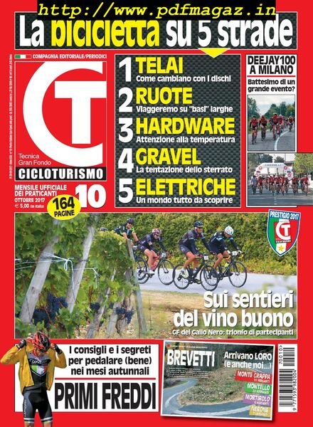 Cicloturismo – Ottobre 2017 Cover
