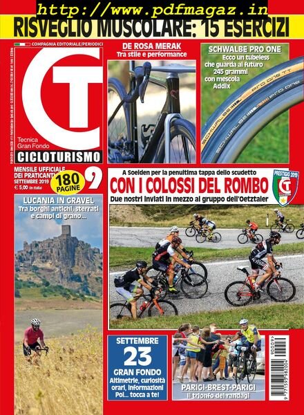 Cicloturismo – Settembre 2019 Cover
