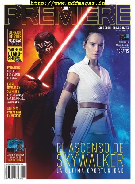Cine Premiere – diciembre 2019 Cover