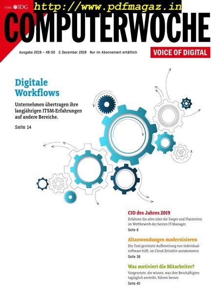 Computerwoche – 02 Dezember 2019 Cover