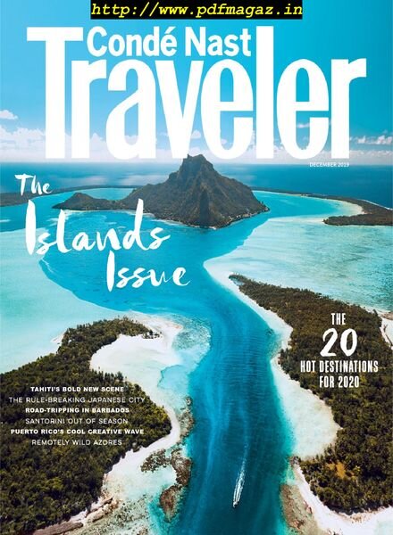 Conde Nast Traveler USA – December 2019 Cover